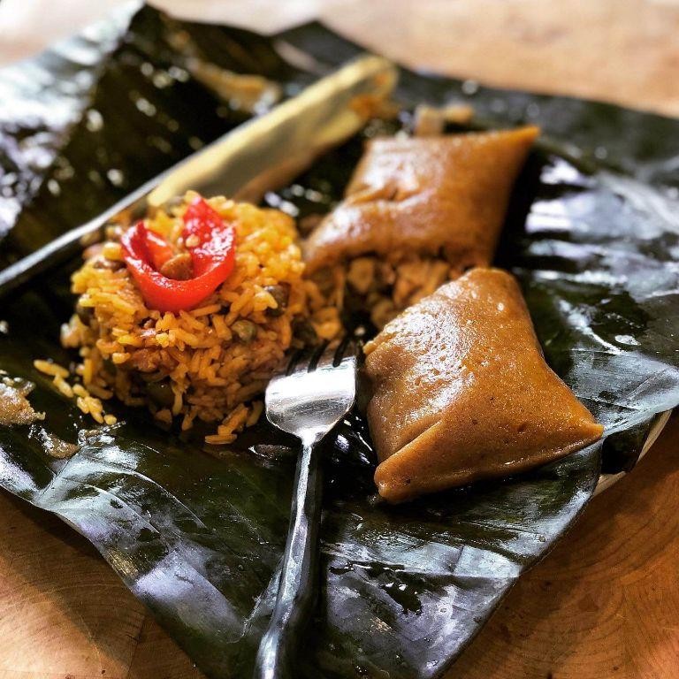 Pork and Olive Pasteles with Sofrito