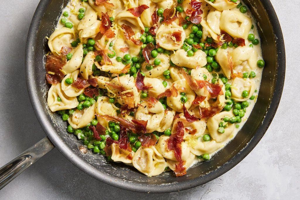 Prosciutto and Mozzarella Stuffed Tortellini