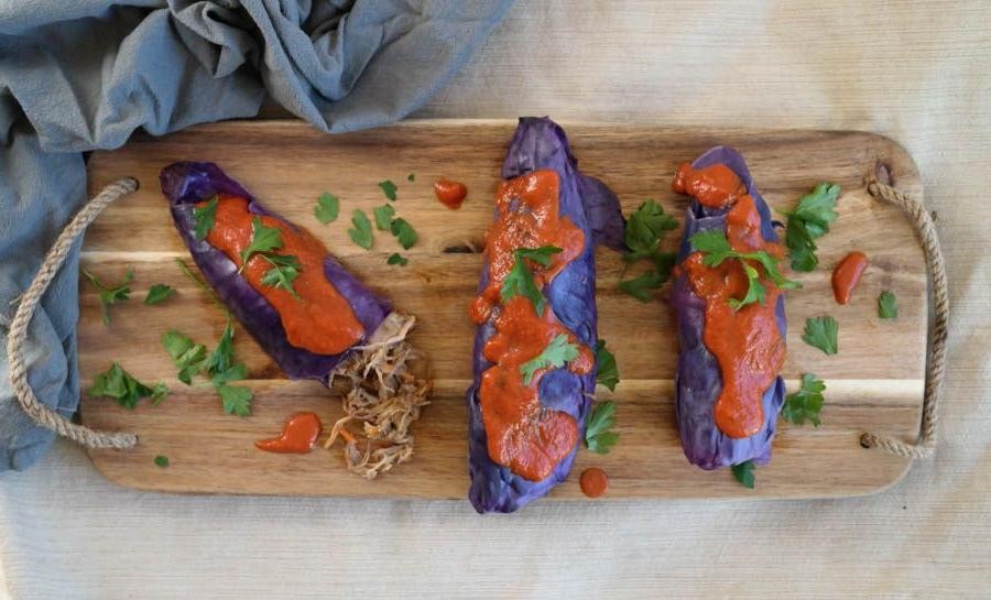 Pulled Pork Cabbage Wraps