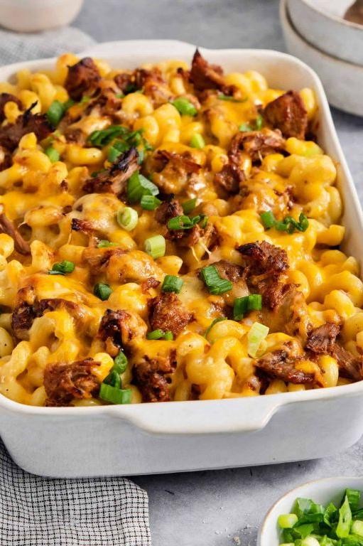Pulled Pork and Gnocchi Mac and Cheese