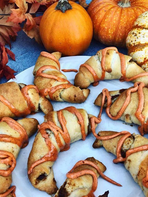 Pumpkin Spice Crescent Rolls