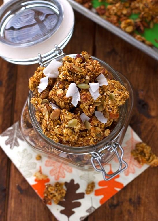 Pumpkin Spice Pecan Clusters