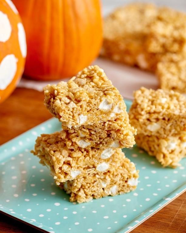 Pumpkin Spice Rice Cake Treats