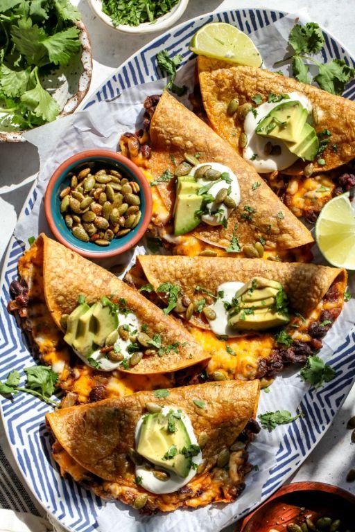 Pumpkin and Black Bean Tacos