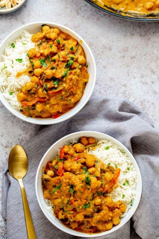 Pumpkin and Chickpea Curry
