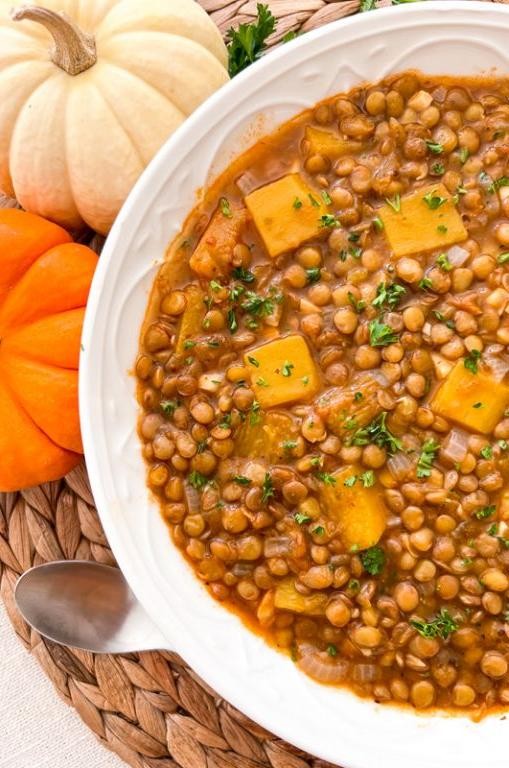 Pumpkin and Lentil Stew