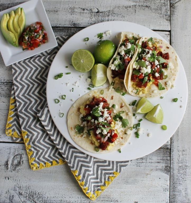 Queso Fresco Breakfast Tacos
