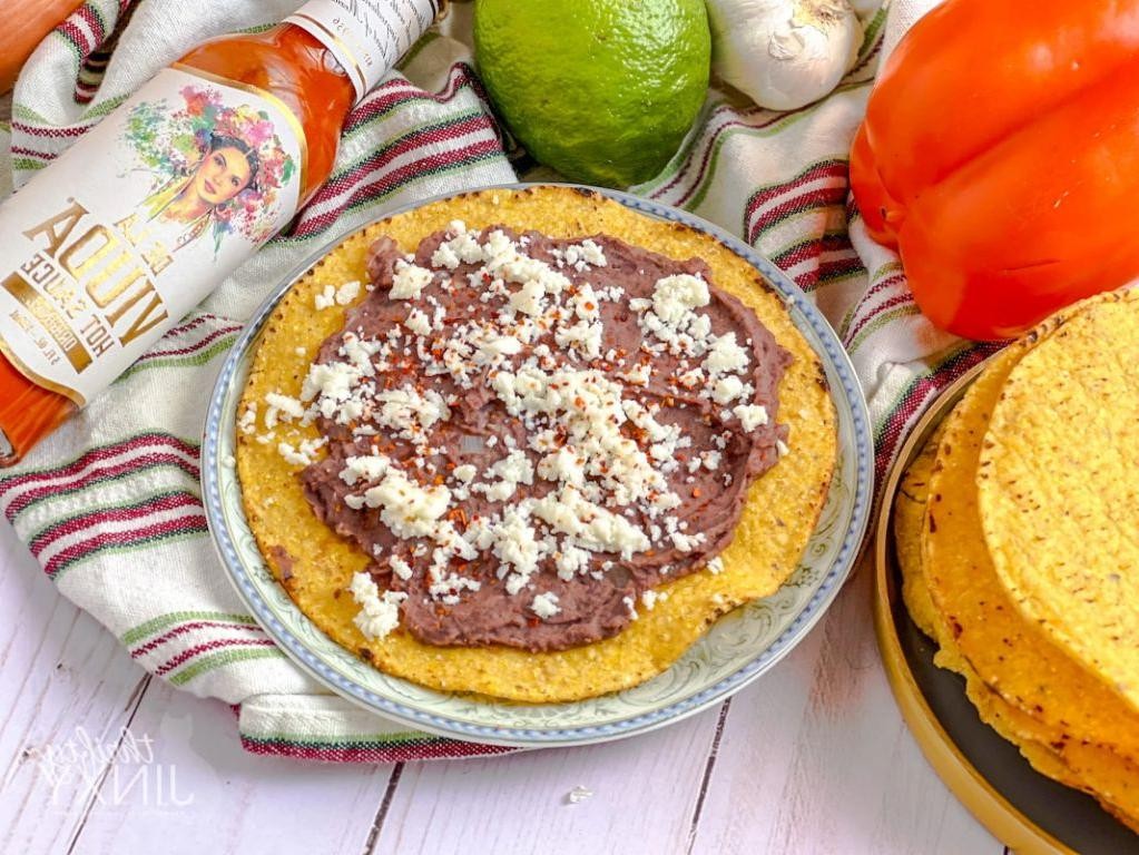 Queso Fresco and Black Bean Tostadas