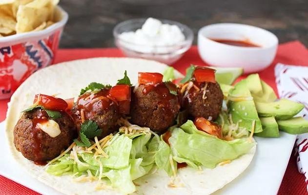 Queso Fresco and Chipotle Stuffed Meatballs