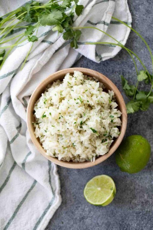 Queso Fresco and Cilantro Lime Rice