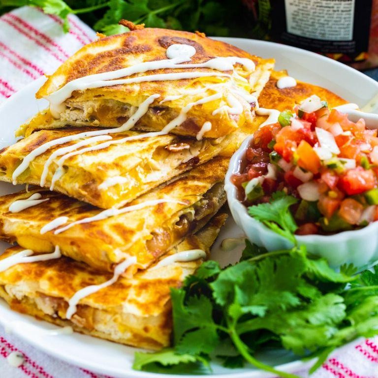 Ranch Chicken Quesadillas