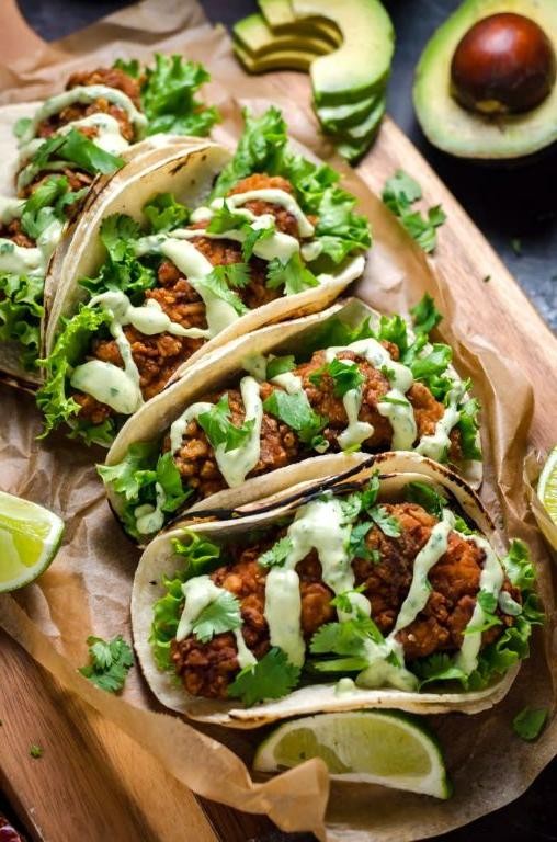Ranch Chicken Tacos with Avocado Salsa