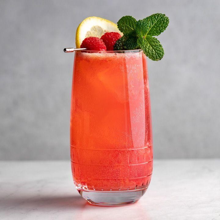 Raspberry Elderflower Collins