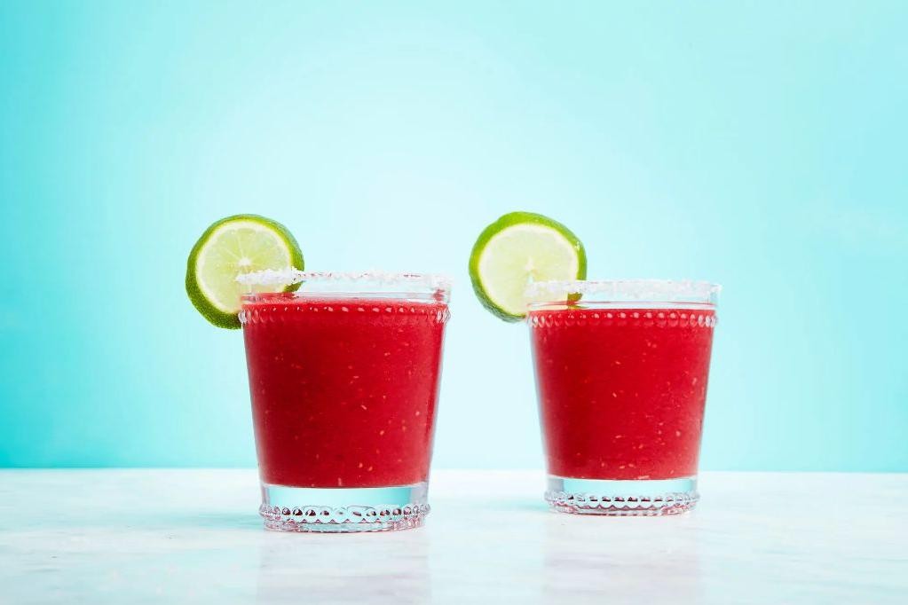 Raspberry Ginger Frozen Margarita