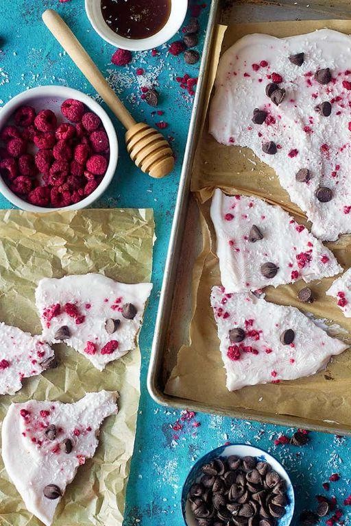 Raspberry Yogurt Bark