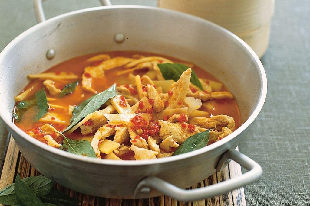 Red Curry Chicken with Bamboo Shoots