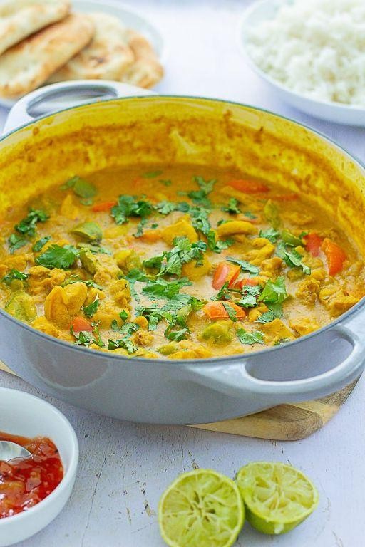 Red Lentil Chicken Curry
