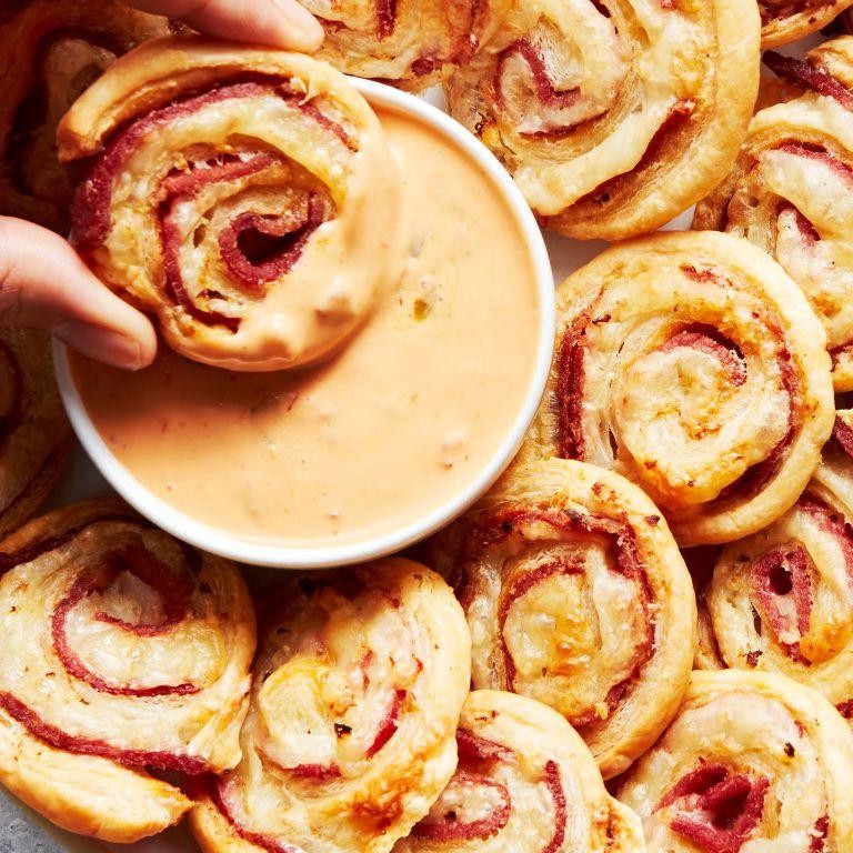 Reuben Crescent Roll Pinwheels