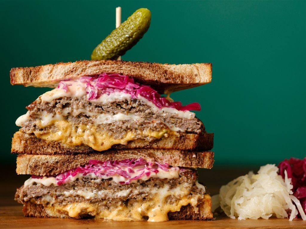 Reuben-Inspired Patty Melt