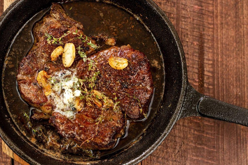 Ribeye with Truffle Butter and Thyme