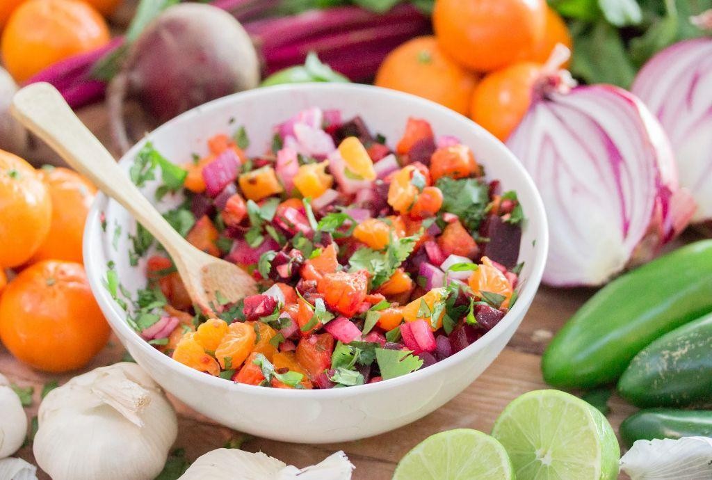 Roasted Beet and Orange Salsa