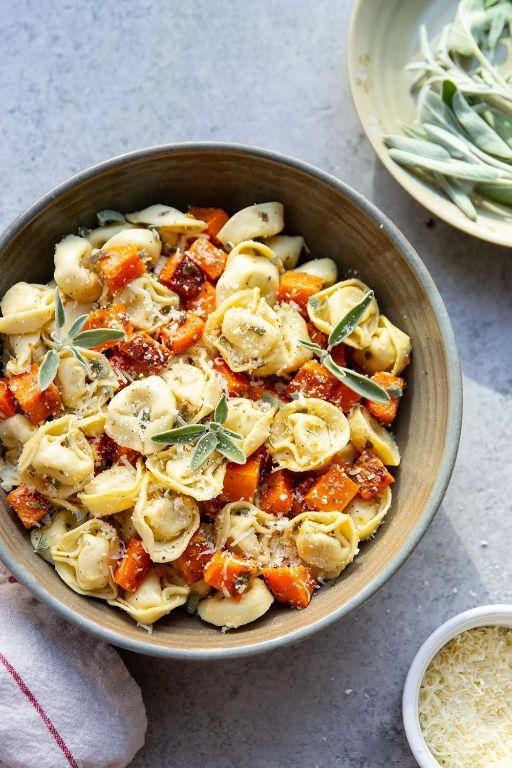 Roasted Butternut Squash Stuffed Tortellini