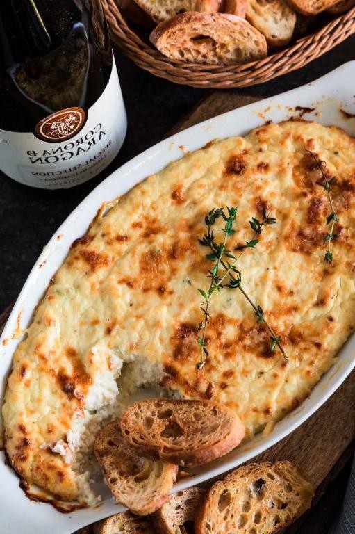 Roasted Garlic Parmesan Ricotta Dip