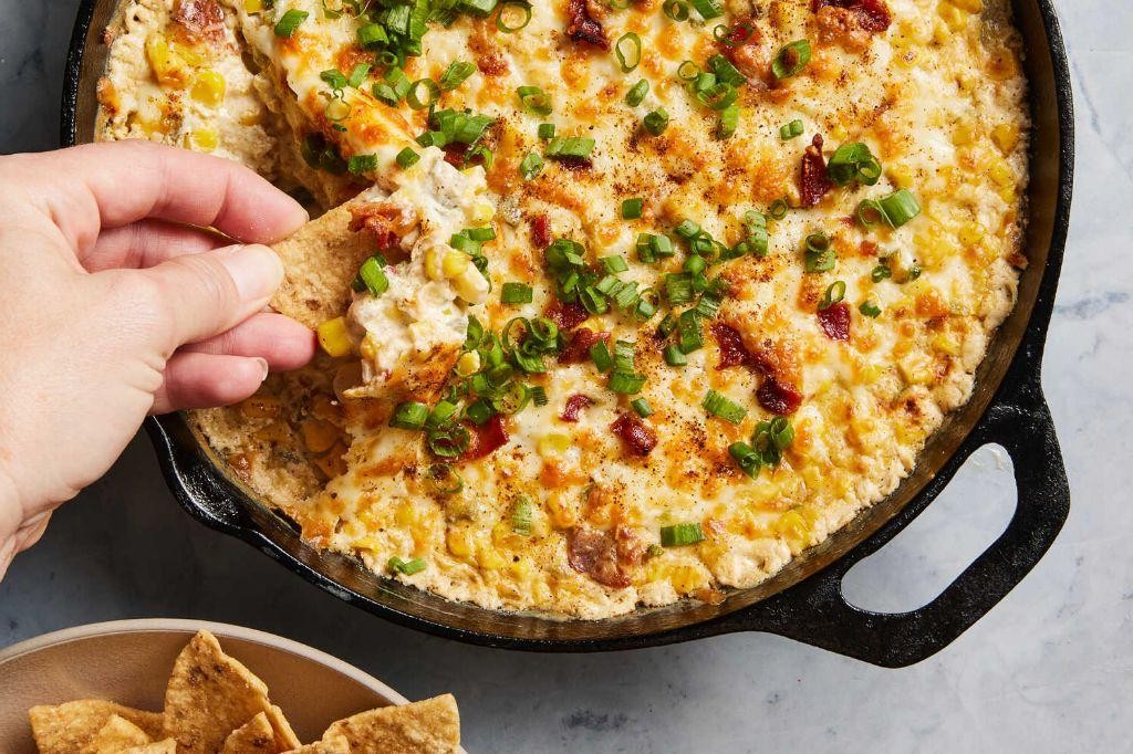 Roasted Jalapeno and Corn Dip