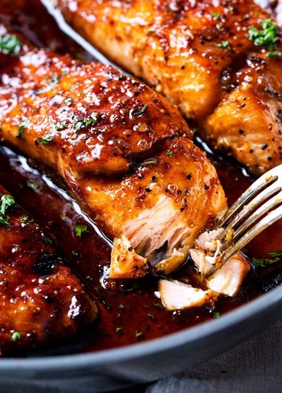 RockCrok Honey Garlic Salmon