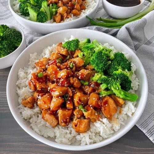 RockCrok Teriyaki Chicken Rice Bowl