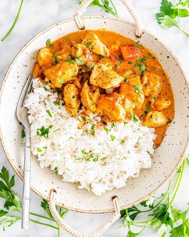 Rooster Curry with Coconut Milk
