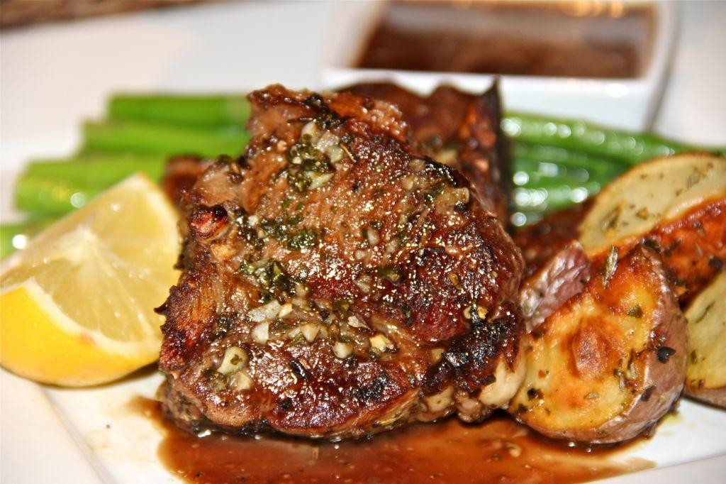 Rosemary and Honey Glazed Lamb Loin