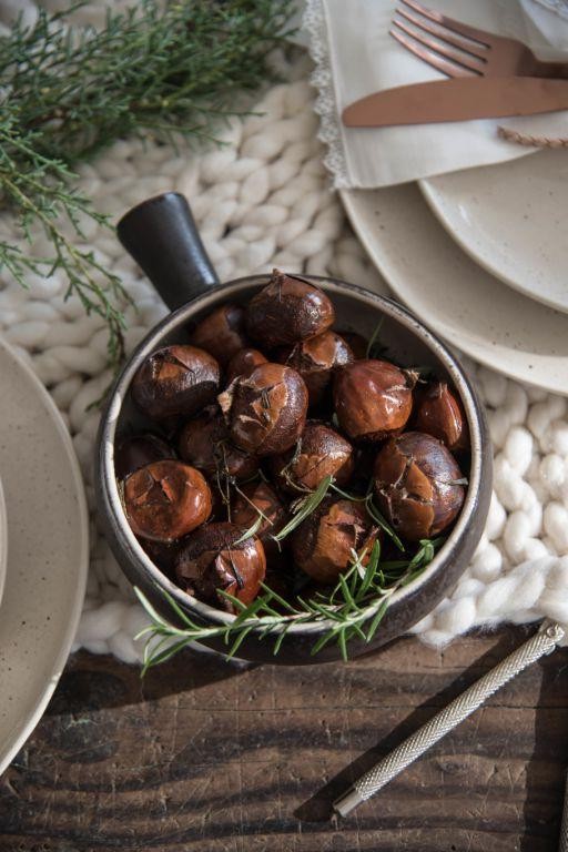Rosemary and Thyme Roasted Chestnuts