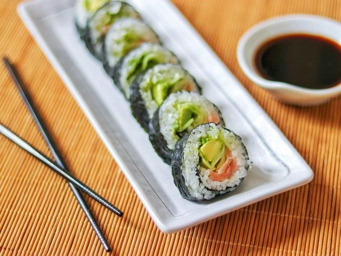 Salmon Sushi Rolls