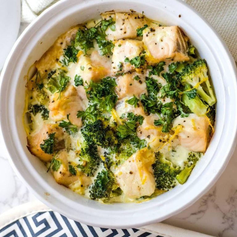 Salmon and Broccoli Casserole