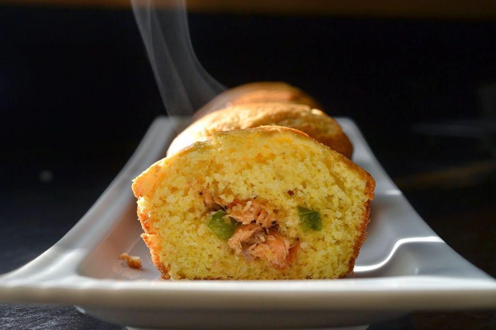 Salmon and Cornbread Muffins