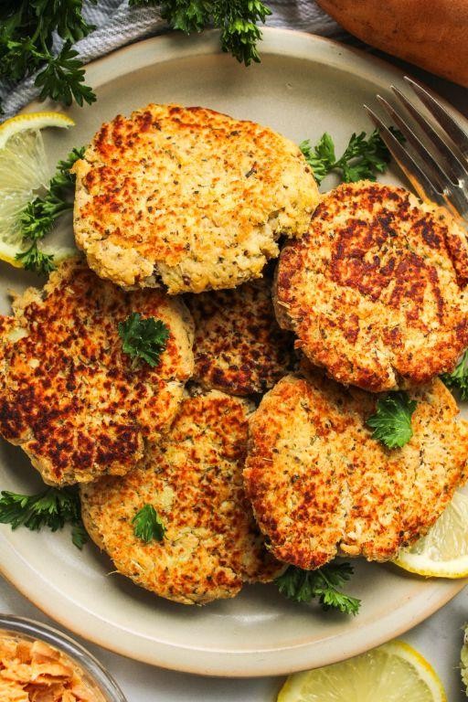 Salmon and Sweet Potato Cakes