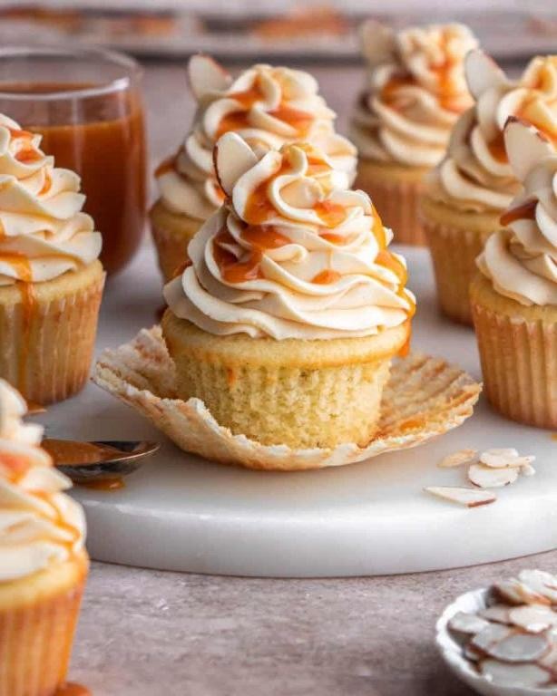 Salted Caramel Crown Cupcakes