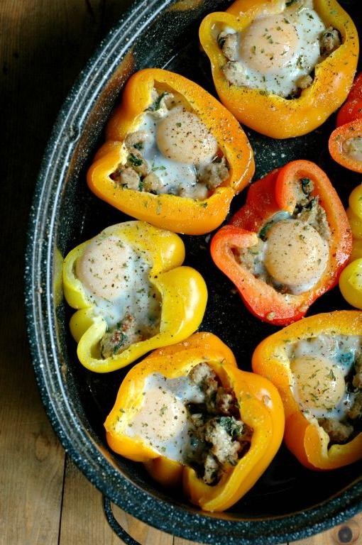 Sausage Breakfast Stuffed Peppers