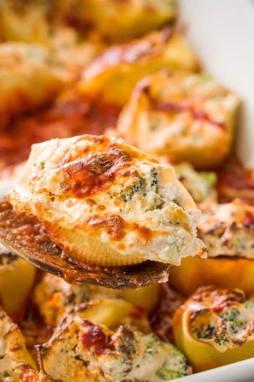 Sausage and Broccoli Stuffed Shells