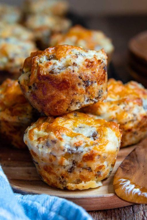 Sausage and Cheese Breakfast Muffins