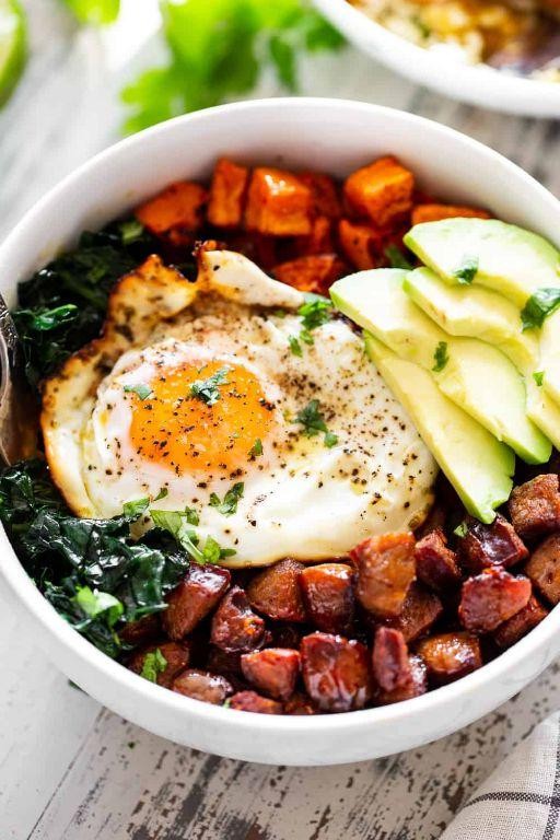 Sausage and Sweet Potato Breakfast Bowl
