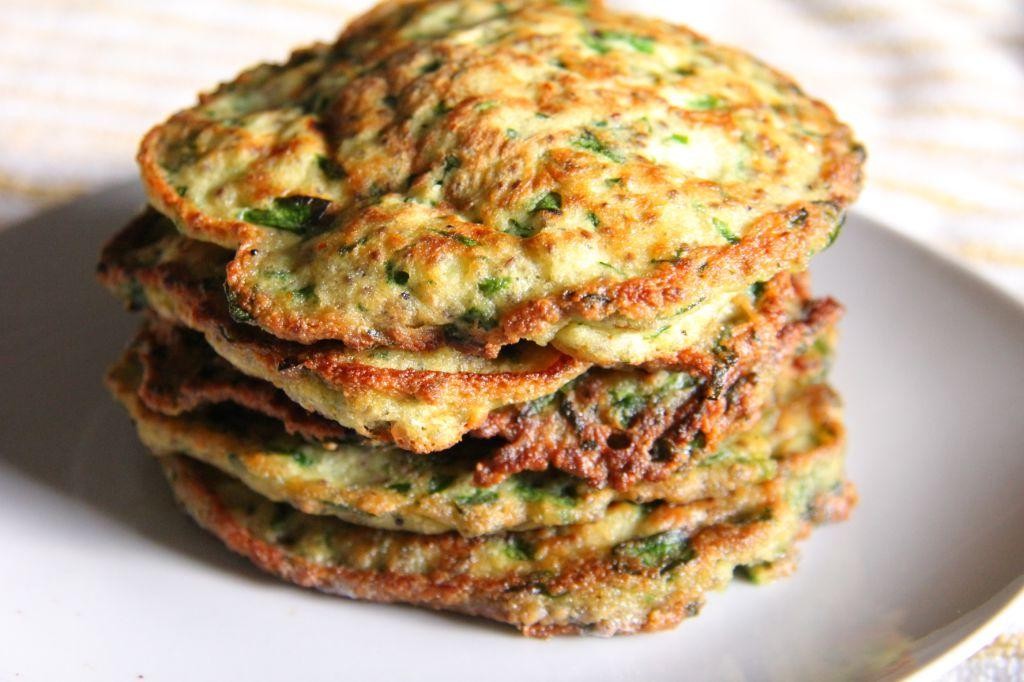 Savory Chia Seed Pancakes with Scallions