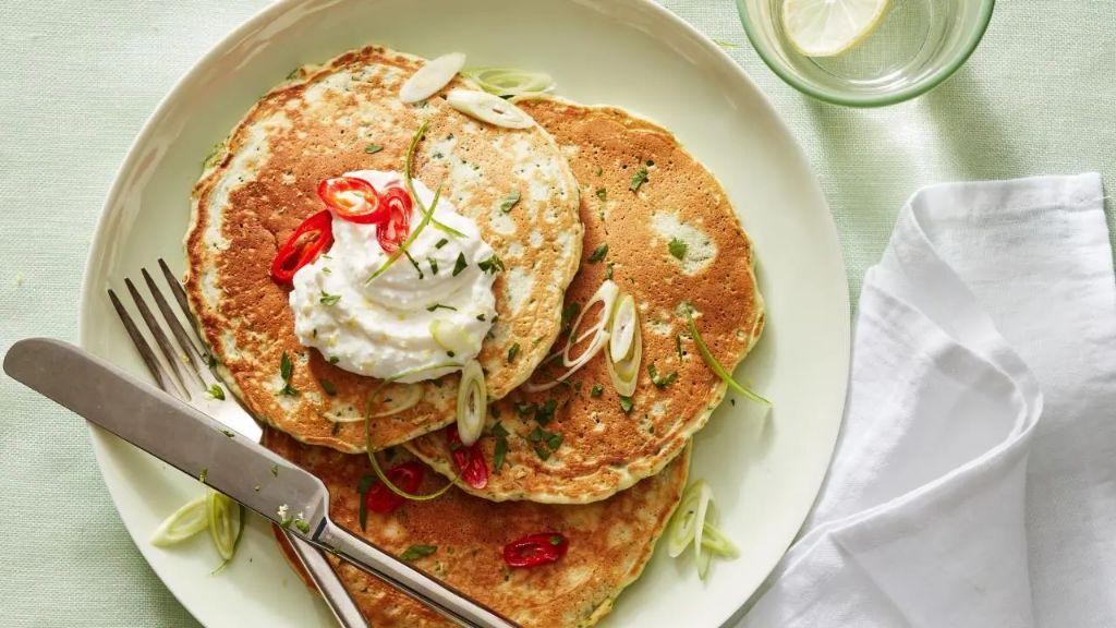 Savory Herb Keto Pancakes