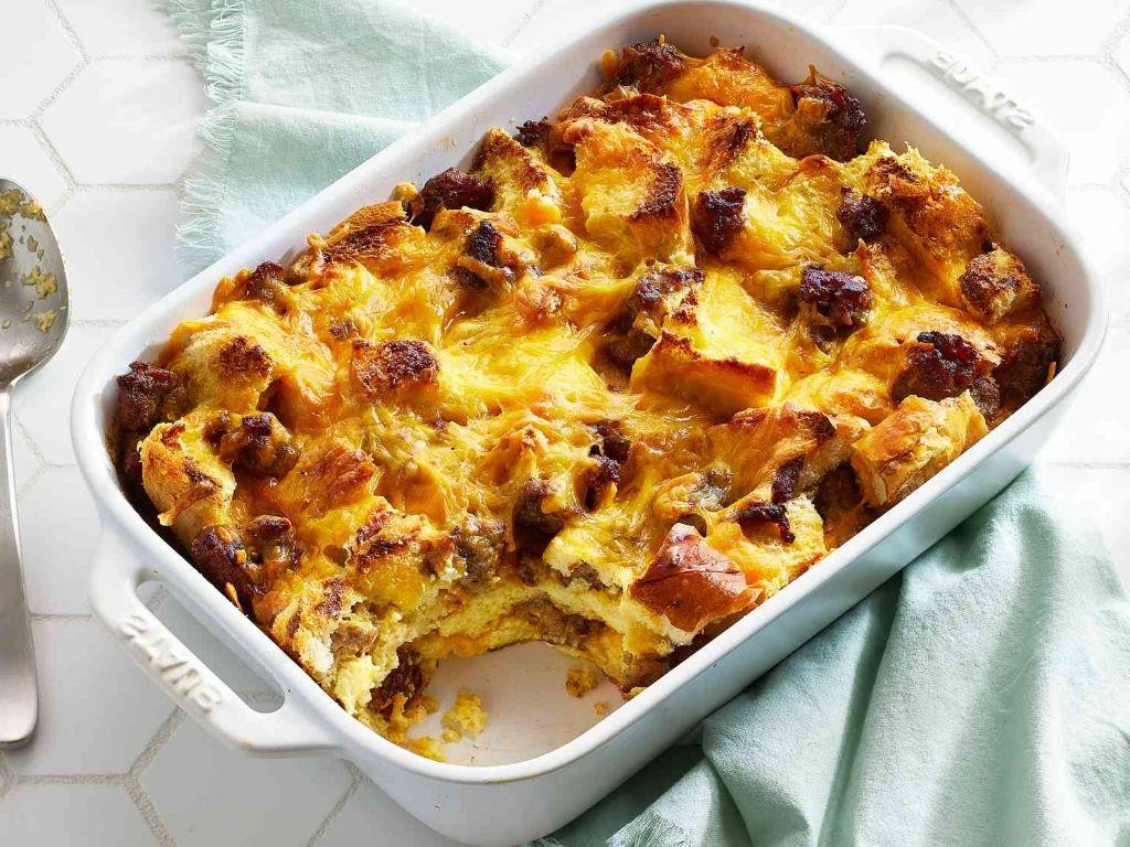 Savory Sausage Breakfast Strata