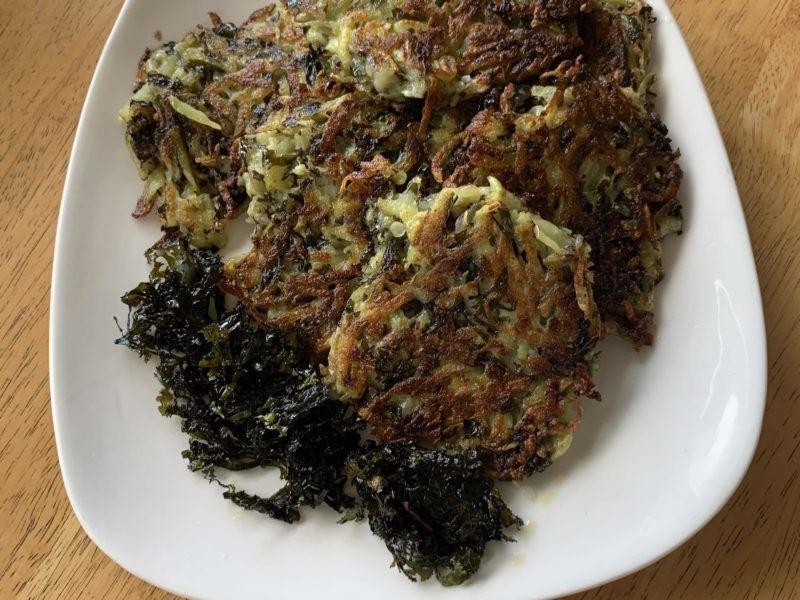 Seaweed and Potato Pancakes