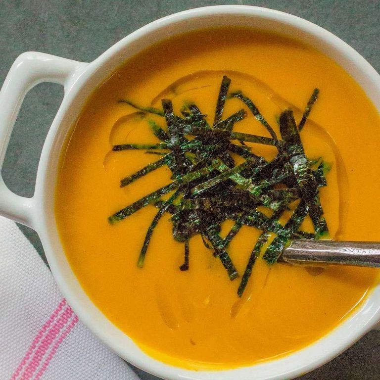 Seaweed and Pumpkin Soup