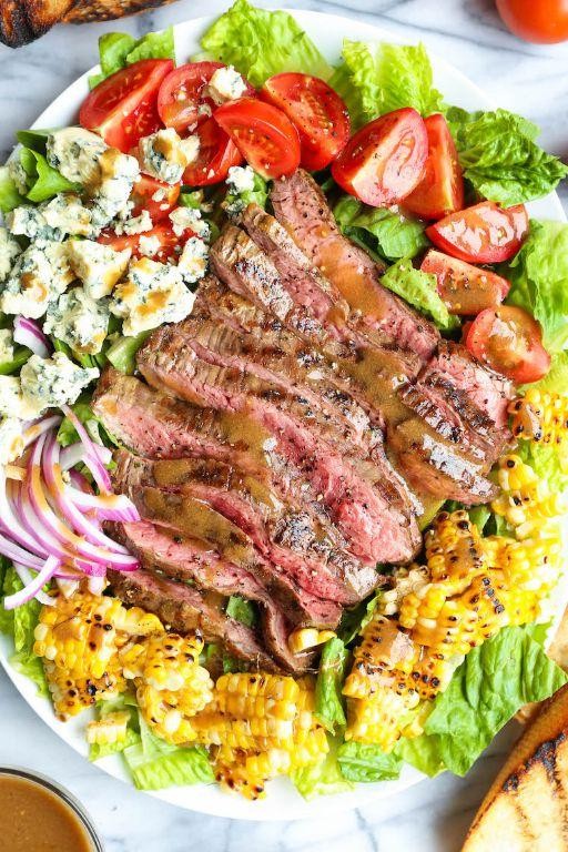 Shaved Steak Salad with Balsamic Dressing