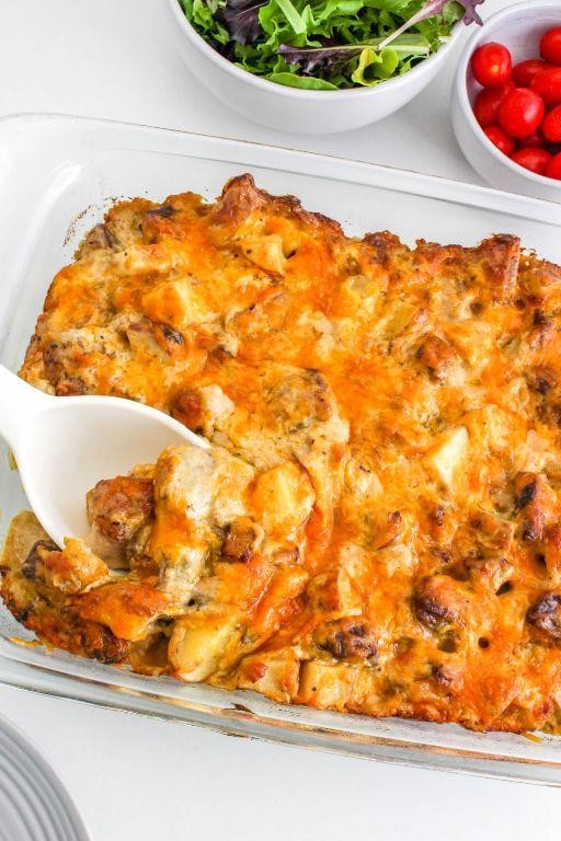 Shaved Steak and Potato Casserole