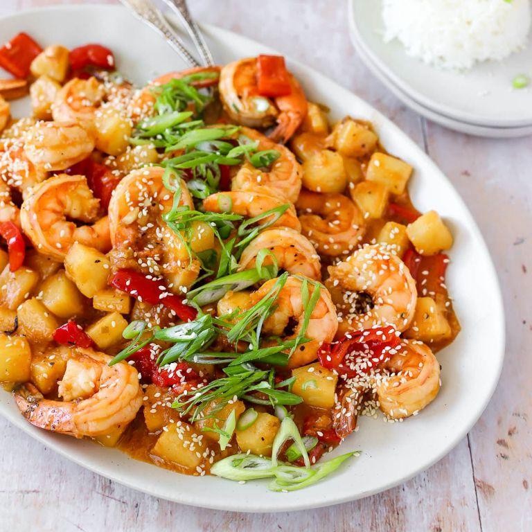 Shrimp and Pineapple Kinilaw